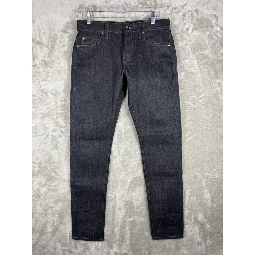 The Unbranded Brand UB401 14 oz Selvedge Tight Jeans Mens Size 32 (fits 32x33)